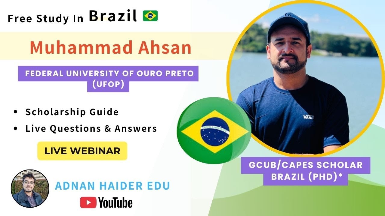 Brazil 🇧🇷 | GCUB/CAPES Scholarship Complete Guide #brazil #GCUB #CAPES
