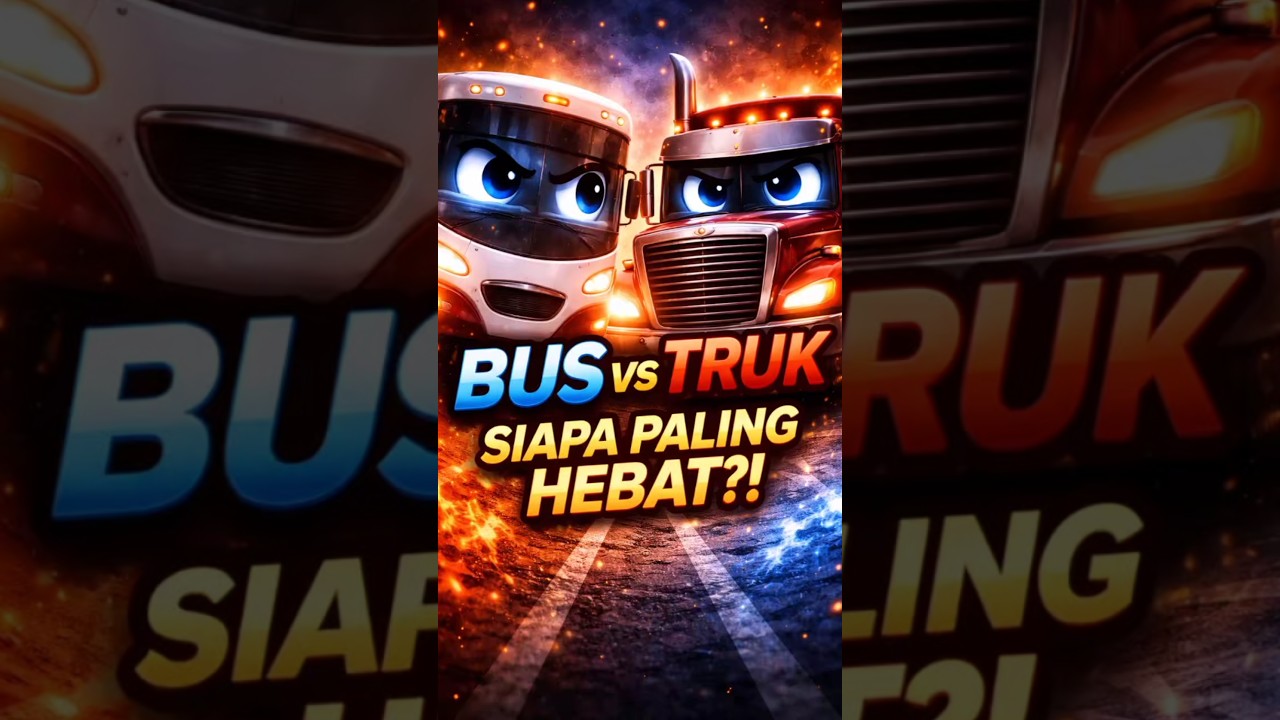 BUS vs TRUK!! 😱 Siapa Paling Kuat di Jalanan? Perdebatan Panas Berakhir Tak Terduga!!