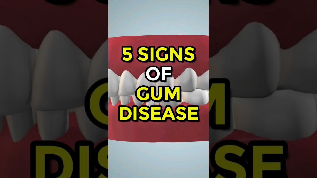 5 Signs of Gum Disease #gumdisease #ytshorts