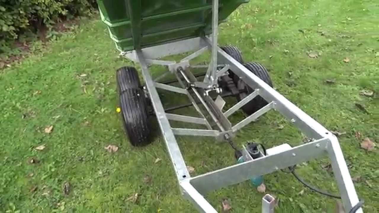 Trailer für Rasentraktor Eigenbau details