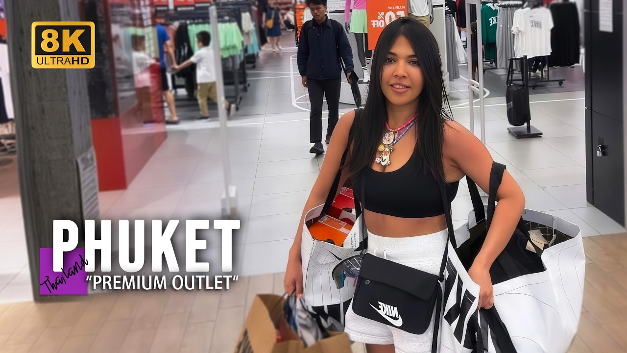 🇹🇭 8K HDR | Премиум Аутлет Пхукет Таиланд | Прогулка по магазинам | Полный пеший тур