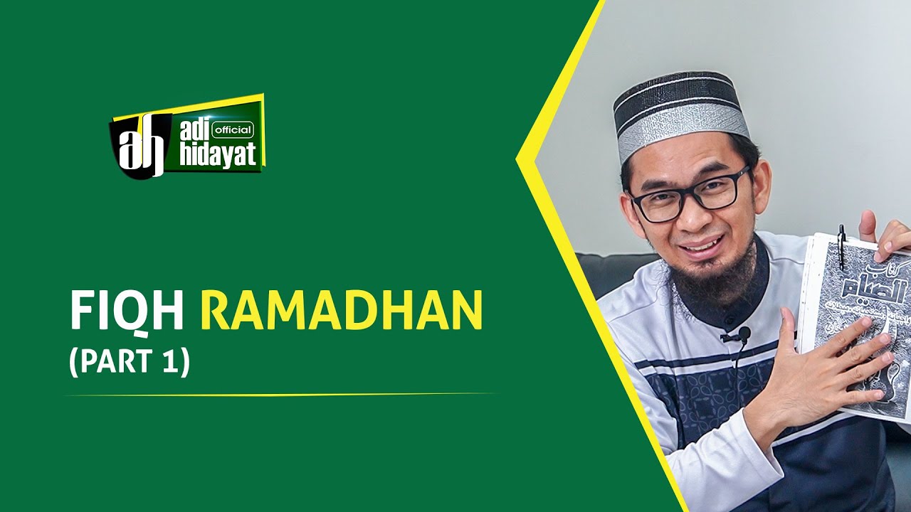 [HD LIVE] Fiqh Ramadhan - Ustadz Adi Hidayat