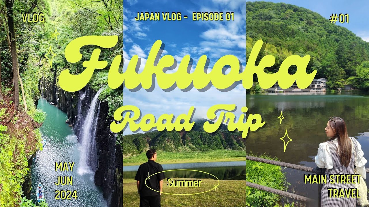 เที่ยวญี่ปุ่น Road Trip Fukuoka yufuin Mt.Aso Takachiho Beppu Ropeway เช่ารถขับที่ญี่ปุ่นด้วยตัวเอง