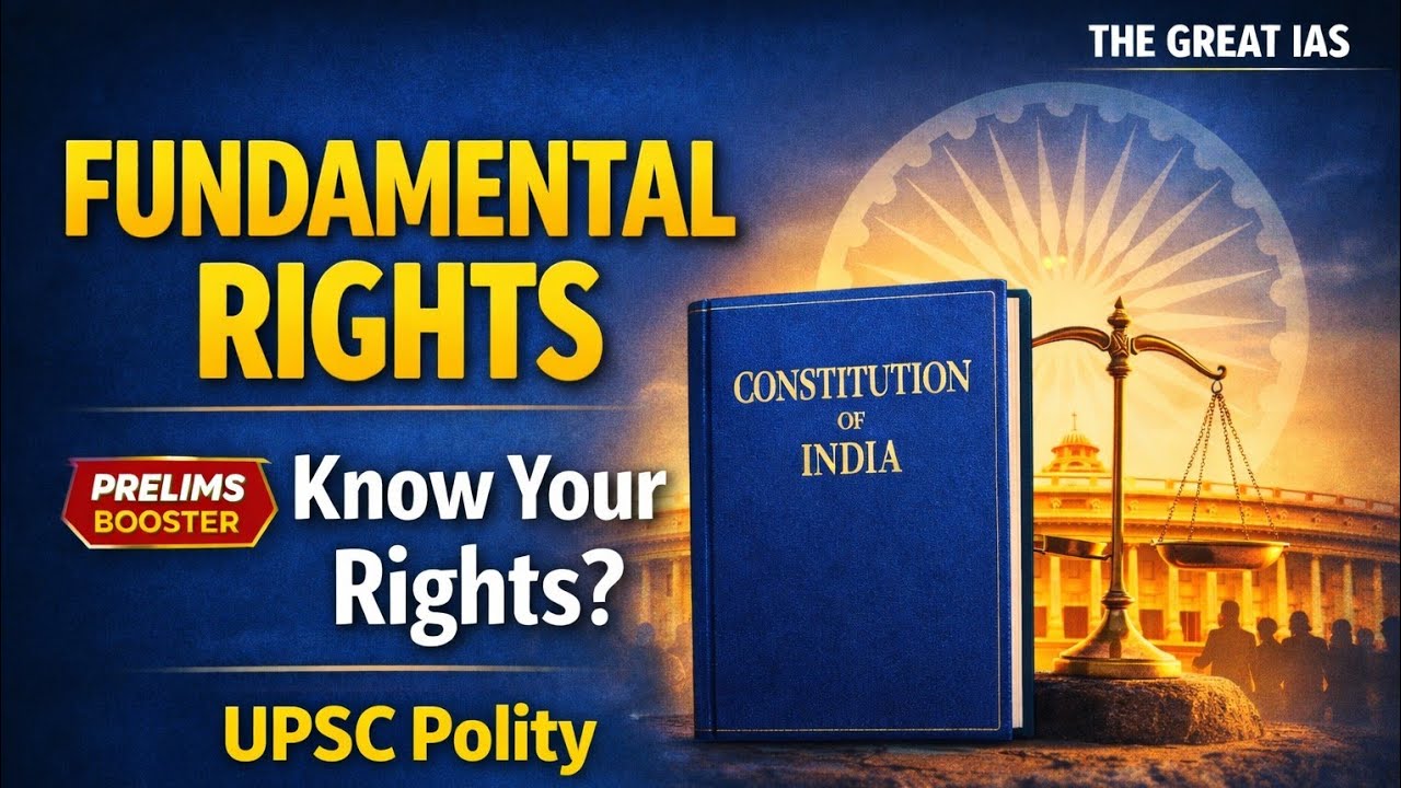 Fundamental Rights | Prelims Booster | UPSC Polity | M Laxmikanth 