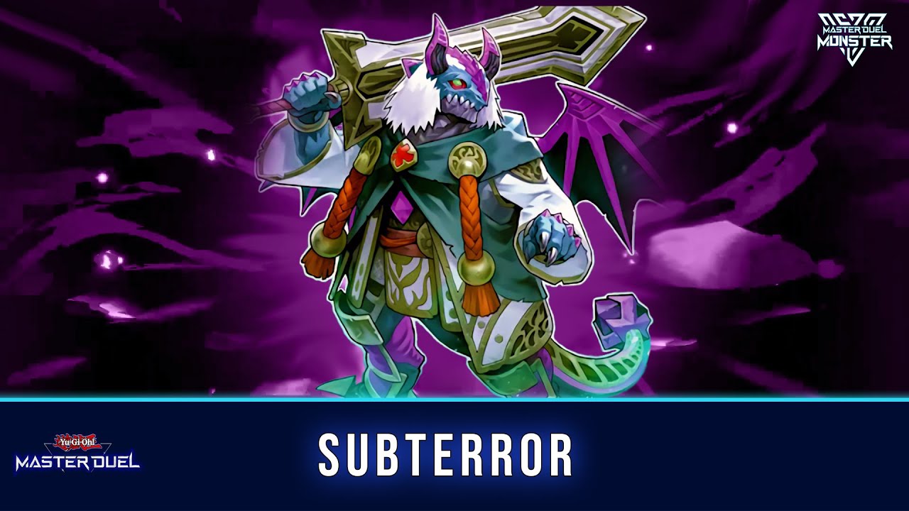 SUBTERROR GURU CONTROL DECK MASTER DUEL GAMEPLAY AND DECKLIST [YU-GI-OH! MASTER DUEL]