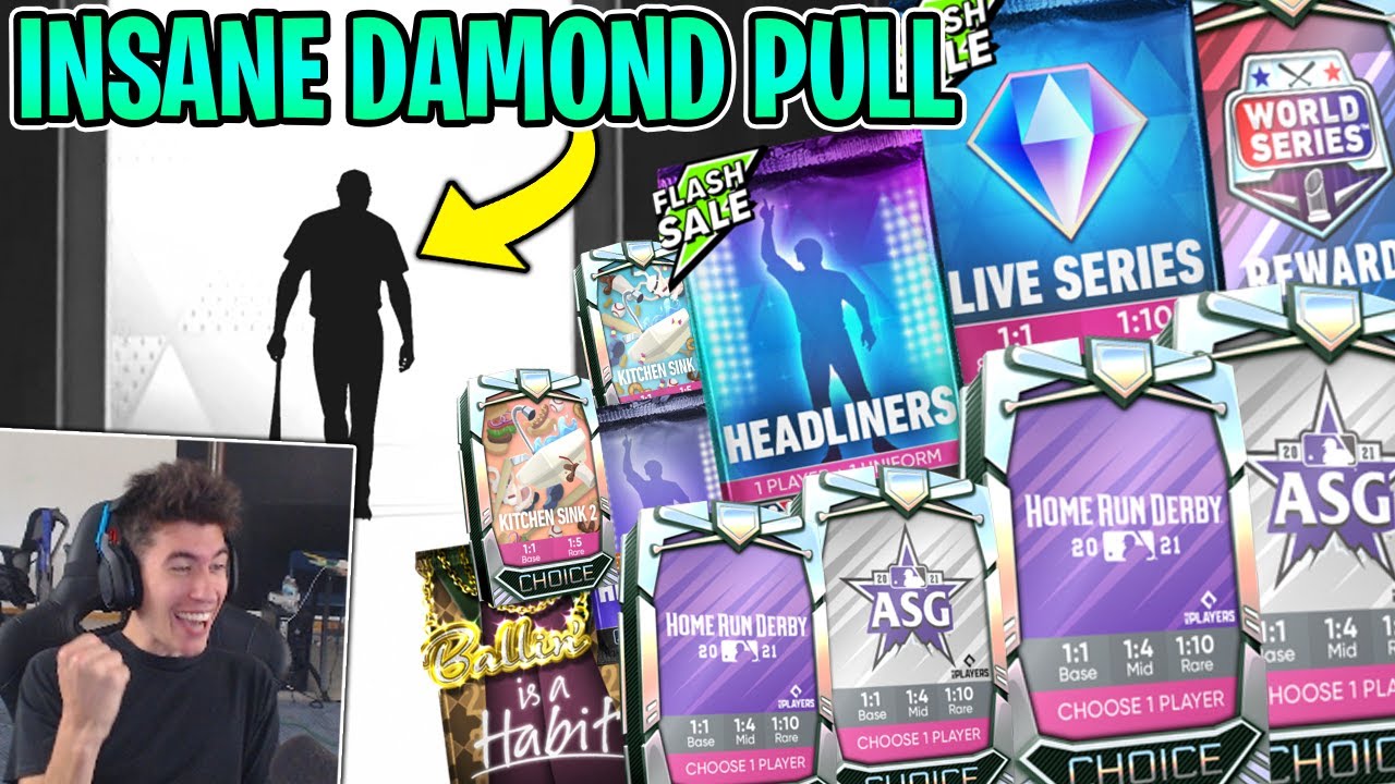 INSANE DIAMOND PULL in my BIGGEST PACK OPENING of MLB The Show 21 Diamond Dynasty