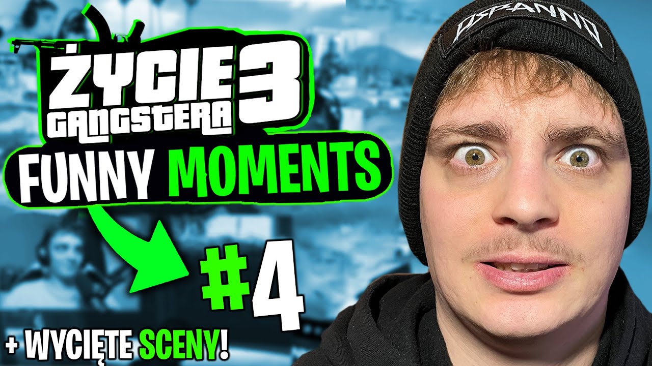 NAJLEPSZE MOMENTY + WYCIĘTE z GTA V ŻYCIA GANGSTERA! #4