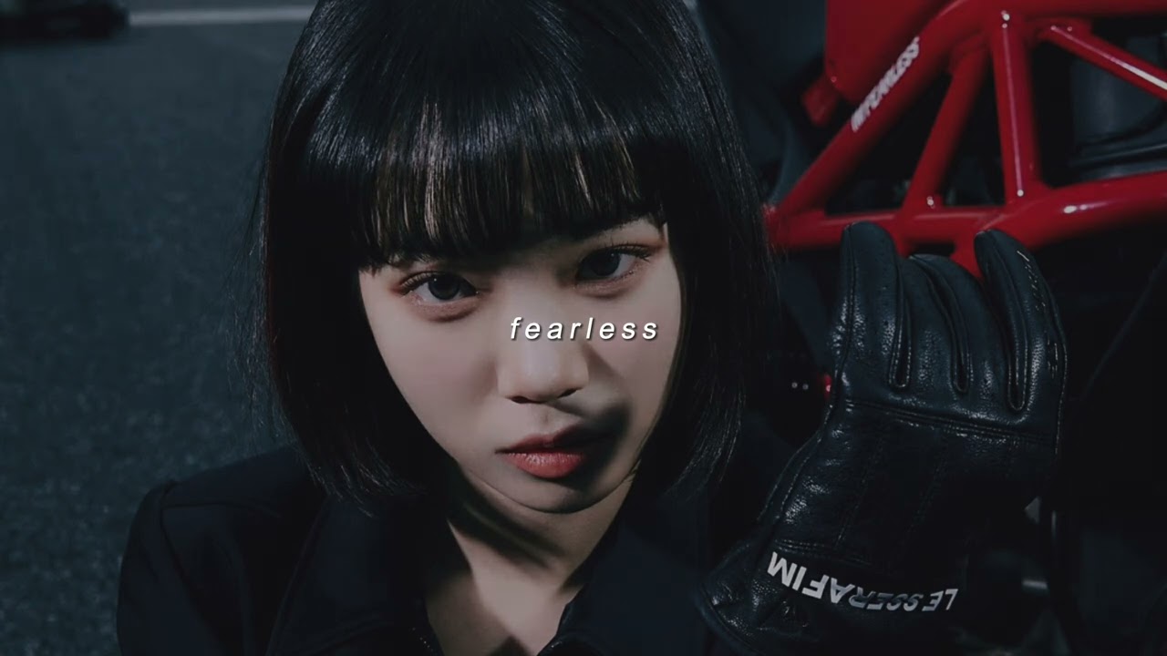 le sserafim - fearless (sped up)