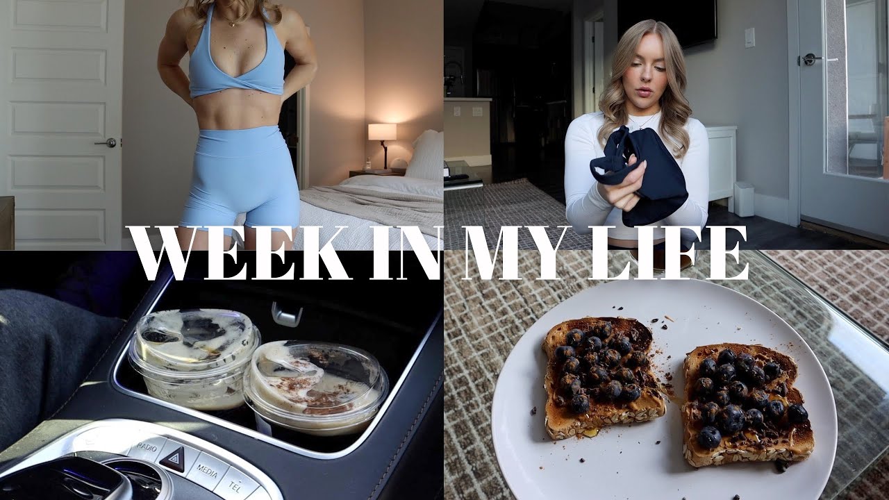 WEEK IN MY LIFE: healthy groceries, hot pilates class, lululemon haul, etc