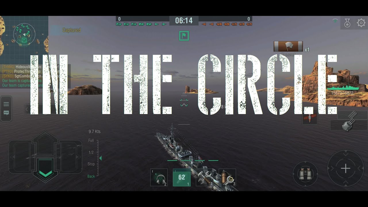 World of Warships Blitz Tactics - Destroyer Centre Cap Rush