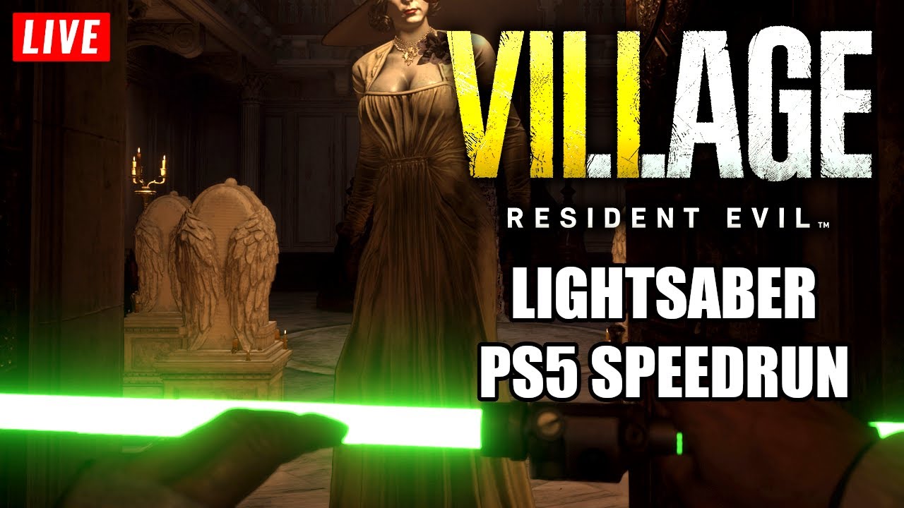 Resident Evil Village KNIVES OUT Walkthrough - Lightsaber LZ Answerer (Kmife Only Run)