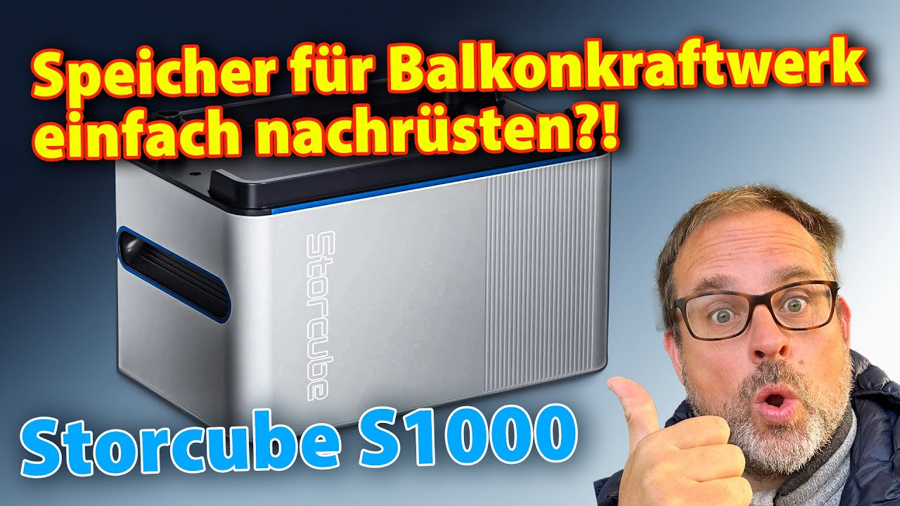 Storcube S1000 - Speicher für Balkonkraftwerk schnell und einfach nachrüsten