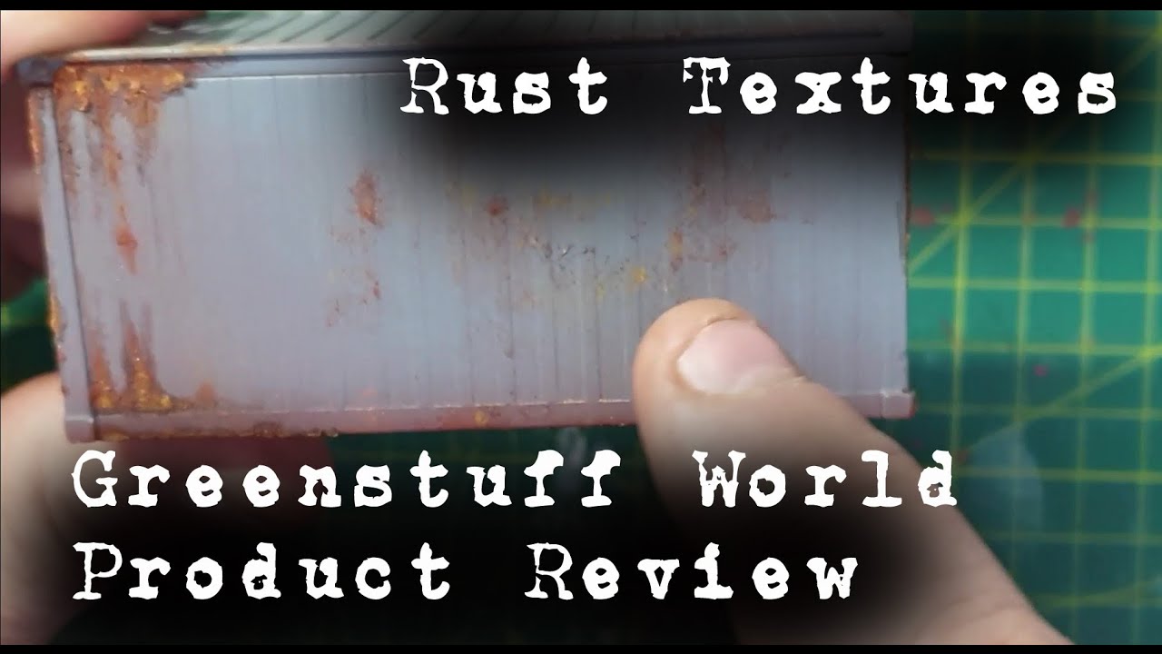 Reviewing Rust Texture paints from Greenstuff World