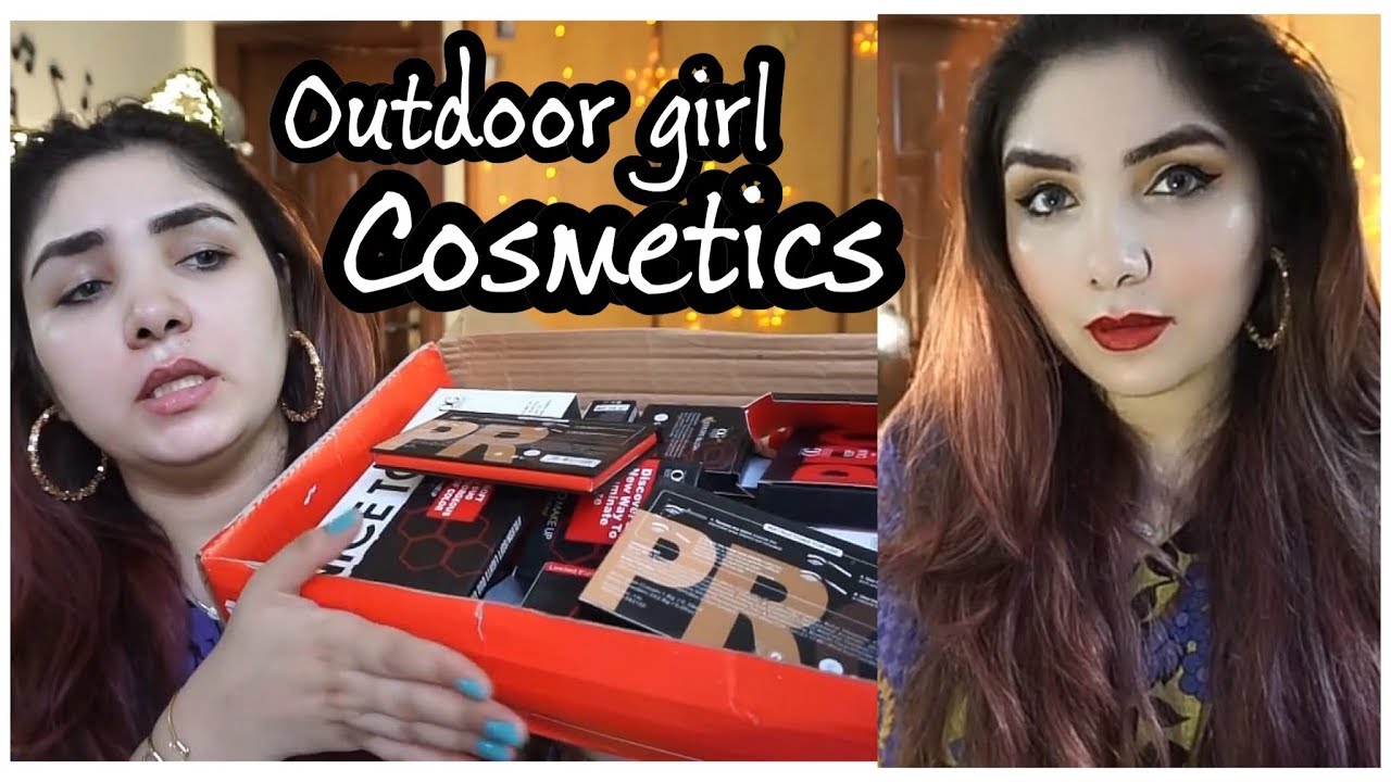 EACH PRODUCT UNDER 1000Rs || OUTDOOR GIRL COSMETICS ONE BRAND MAKEUP TUTORIAL || Nishoo Khan