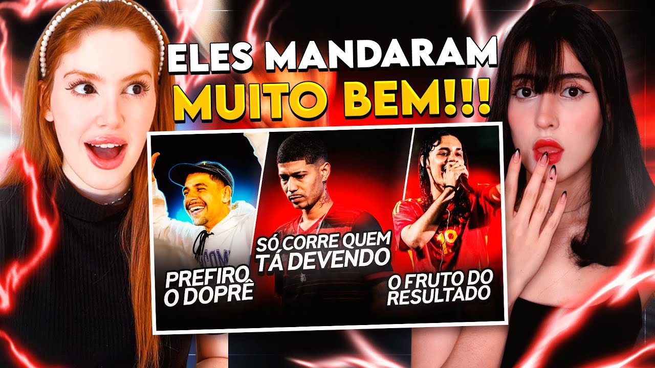 REACT | MCS DE GASTA&Ccedil;&Atilde;O RIMANDO S&Eacute;RIO 🥶 (Batalha de Rima) | CR Reacts