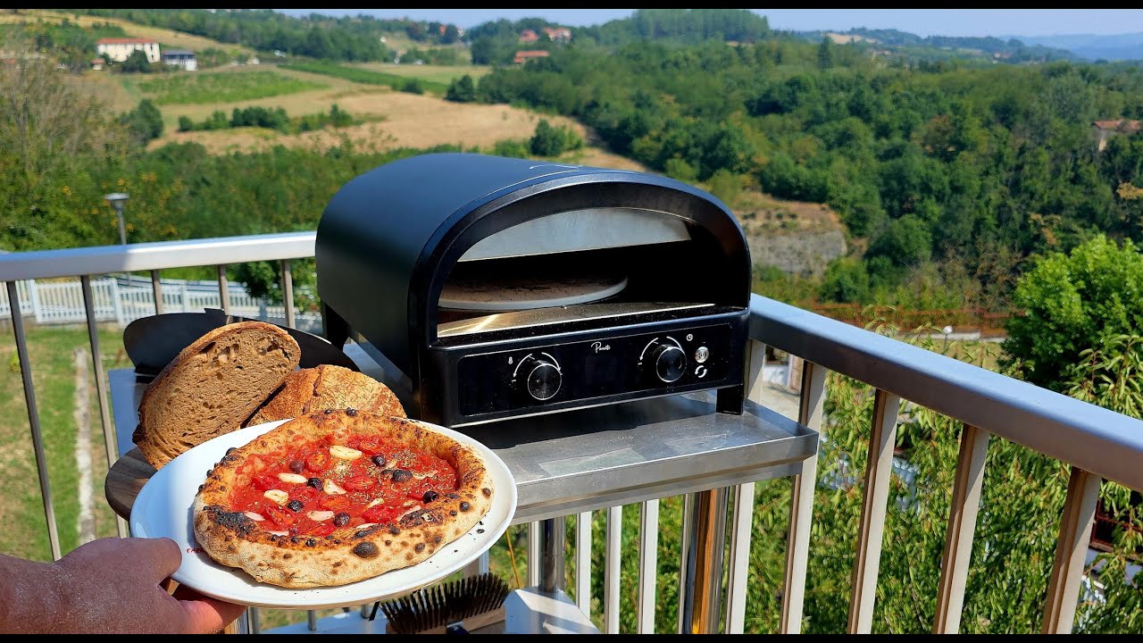 Könnyű Kompakt otthoni pizzakemence teszt! Sütés Olaszországban a Panetti Primóval!Marinara Pizza!