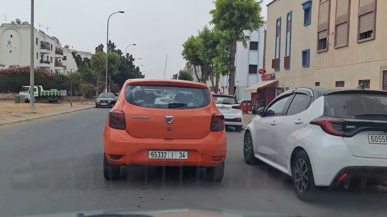 جولة إنطلاقا من شارع المقاومة في إتجاه ممر الحافلات العالية الجودة بشارع الحسن الأول