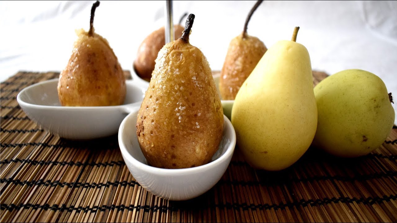 PERE CARAMELLATE COTTE AL FORNO SENZA VINO ROSSO