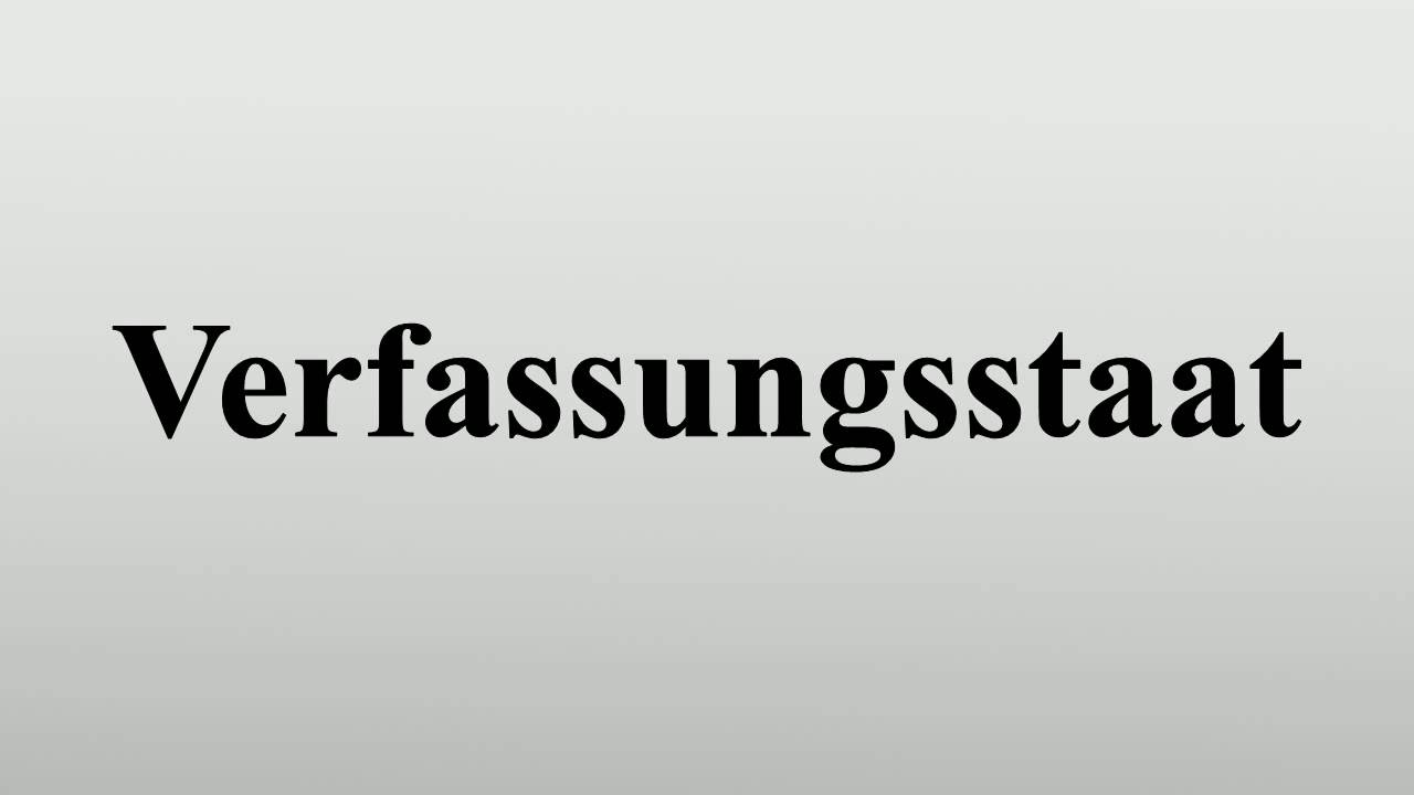 Verfassungsstaat
