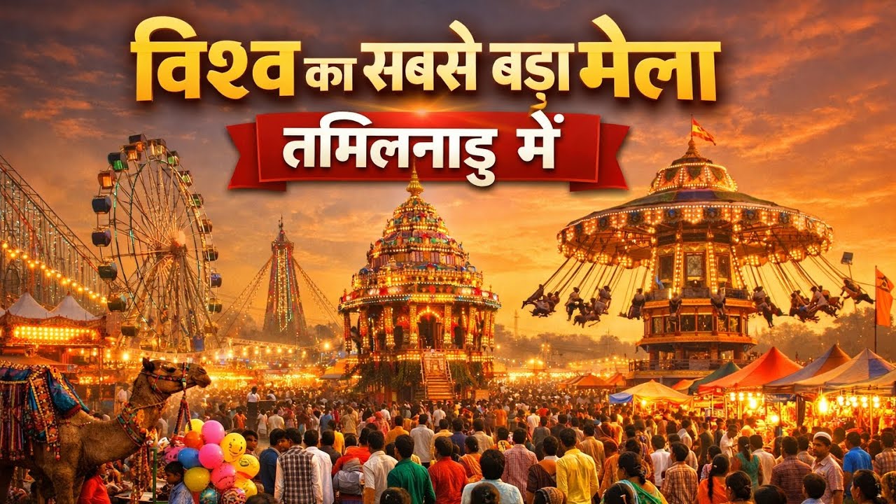 तमिलनाडु का प्रसिद्ध मेला | South India का सबसे रंगीन मेला 🎡 😍 | संस्कृति, भीड़ और मस्ती