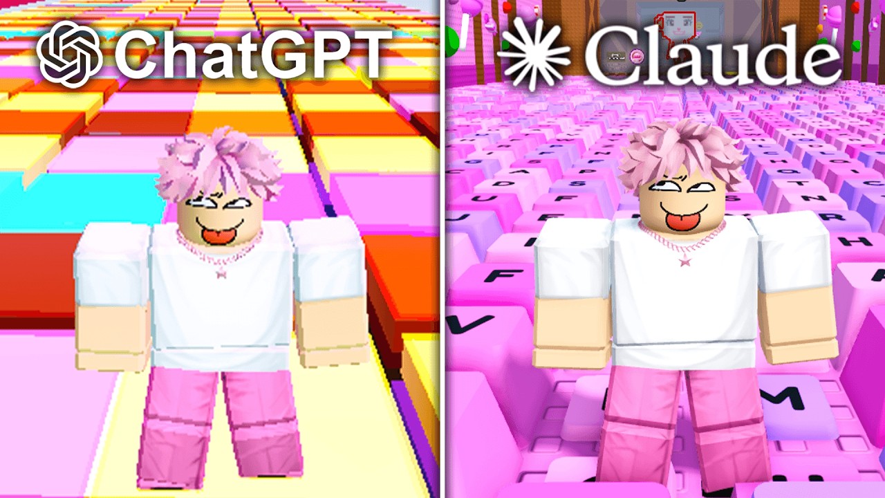ChatGPT против Claude: создаем уровень &laquo;+1 к клавиатуре&raquo; в Roblox