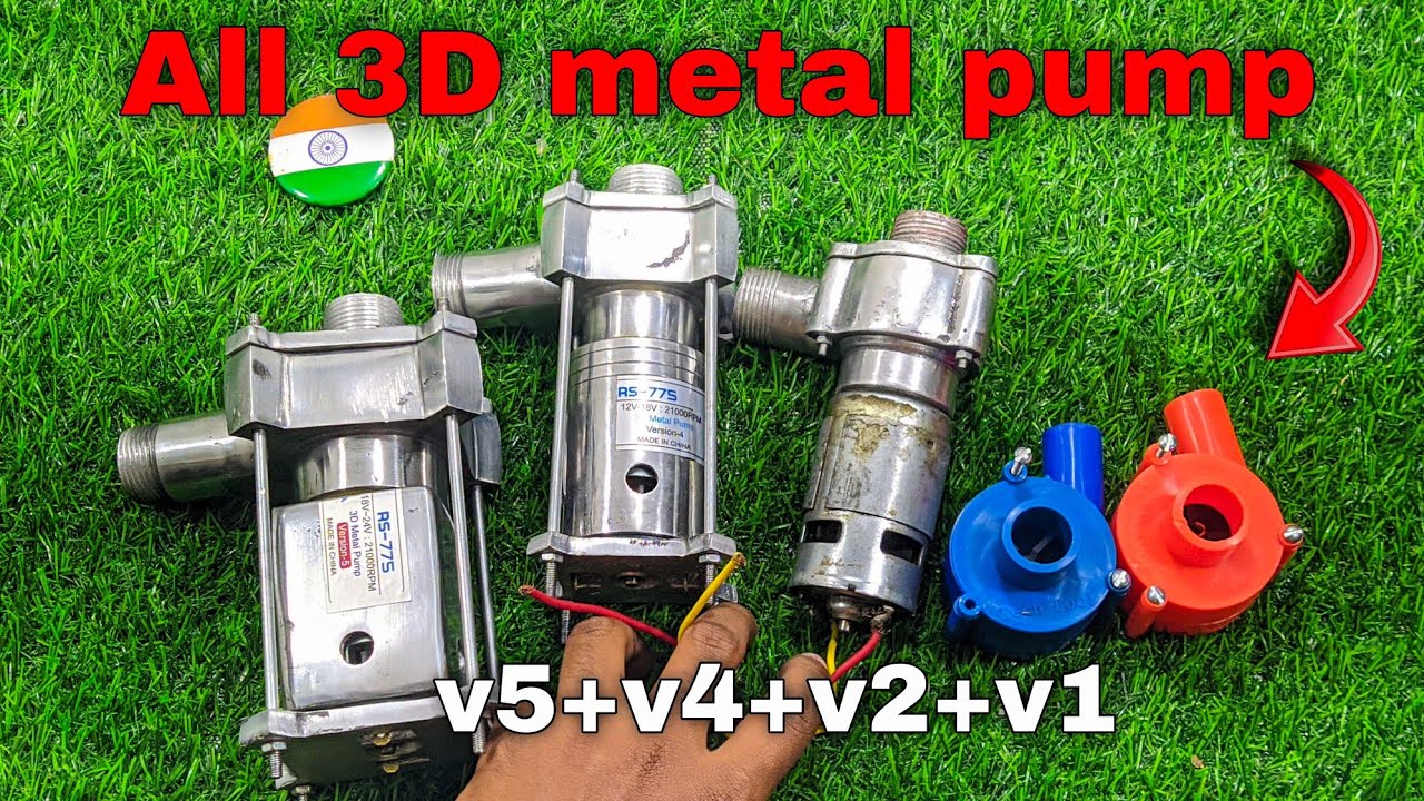 All 3D Metal pump v1+v2+v3+V4+v5 available now | Metal pump journay