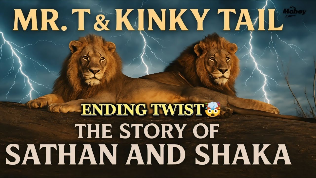 |🦁Mr.T & Kinky Tail | The Story Of Mapogo Brothers🔥 Sathan & Shaka... #lion #story #tamil #youtube
