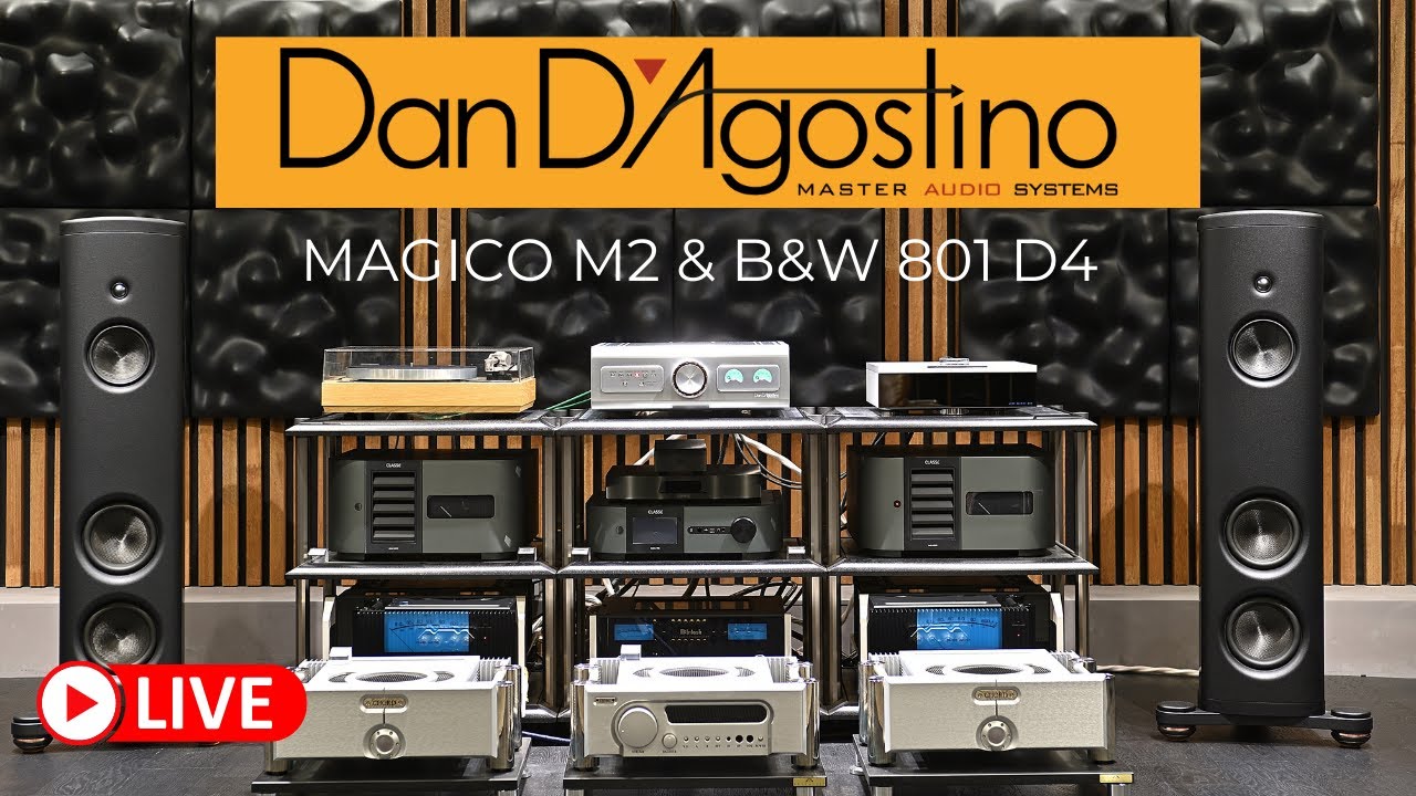Dan D'Agostino(단다고스티노) Progression Integrated 인티앰프 시연동영상 / Magico(매지코) M2 / B&W 801 D4 스피커 매칭 테스트 청음