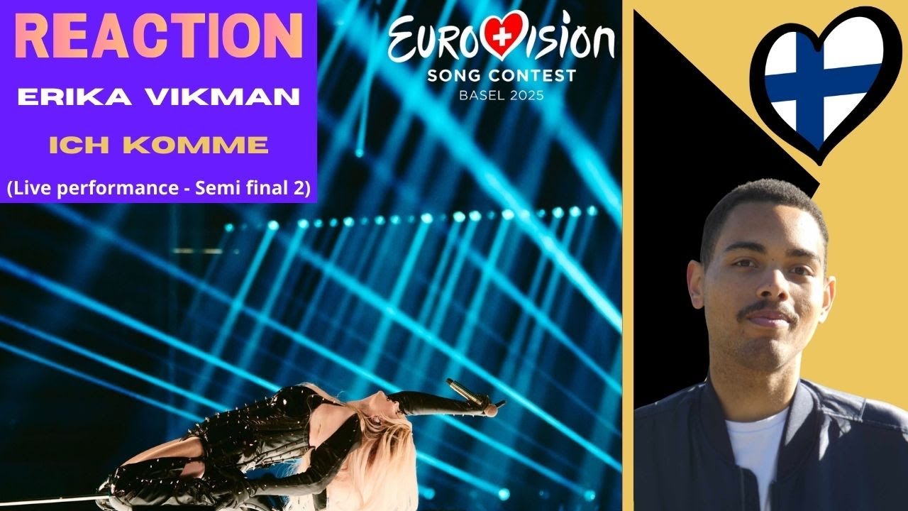Reaction / Erika Vikman - Ich Komme (FINLAND) - Eurovision 2025 (SF2)