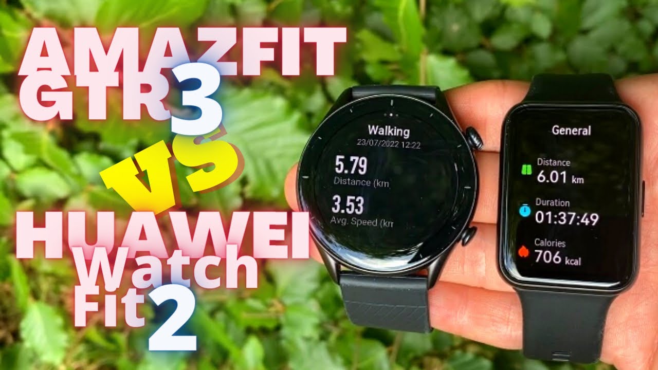 GPS Accuracy Test Between HUAWEI Watch Fit2 vs AMAZFIT GTR3