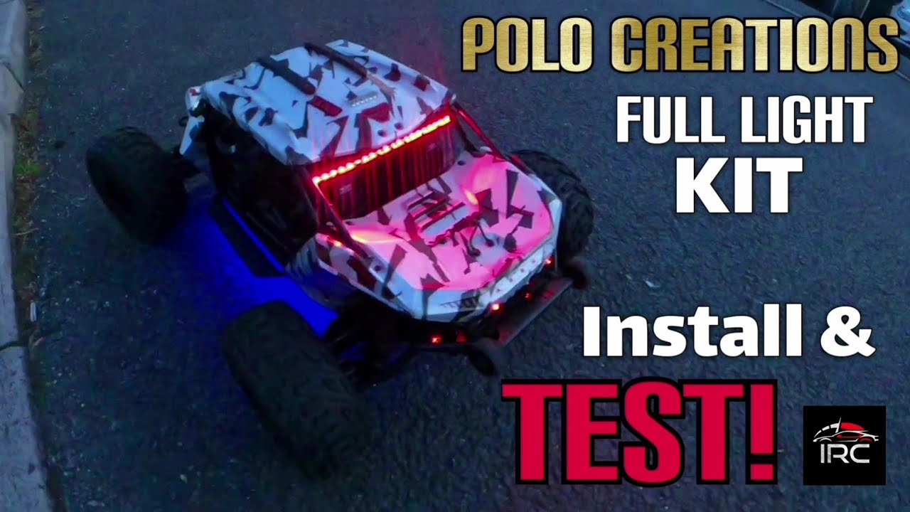Arrma Fireteam 6s 🔥 - Комплект светодиодных фонарей POLO CREATIONS - ПОЛНОЕ пошаговое руководство...