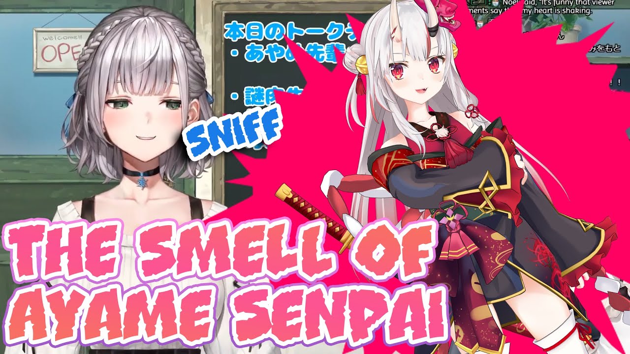 [Shirogane Noel] The smell of Ayame Senpai [Hololive Eng Sub]
