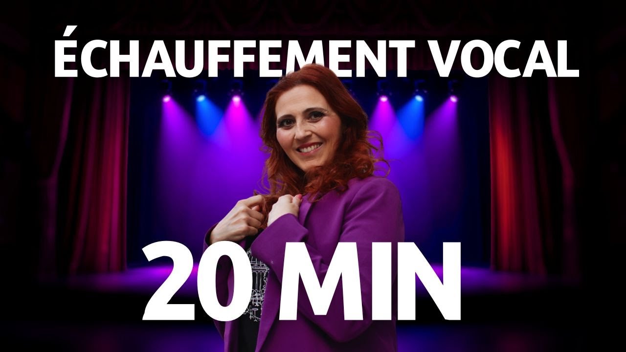 Échauffement vocal COMPLET à faire TOUS les jours!