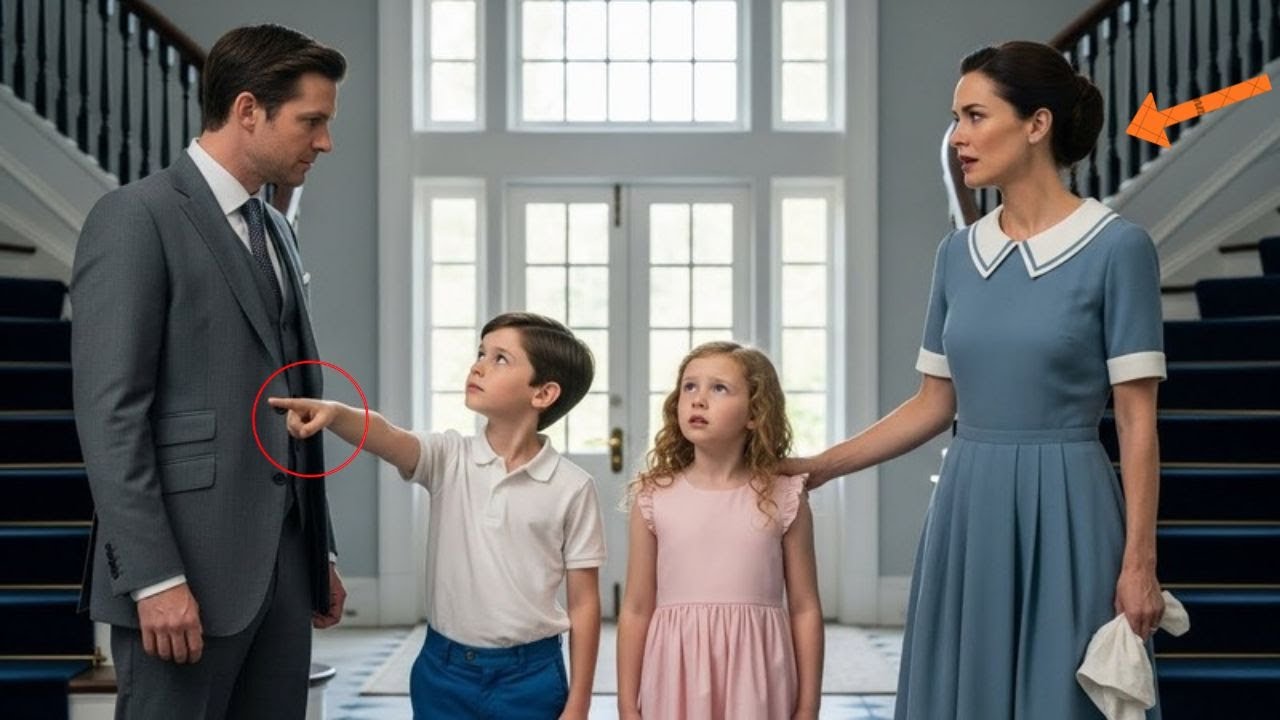 Ella trajo a su hija a limpiar—el niño señaló: «Papá, mira, es ella».