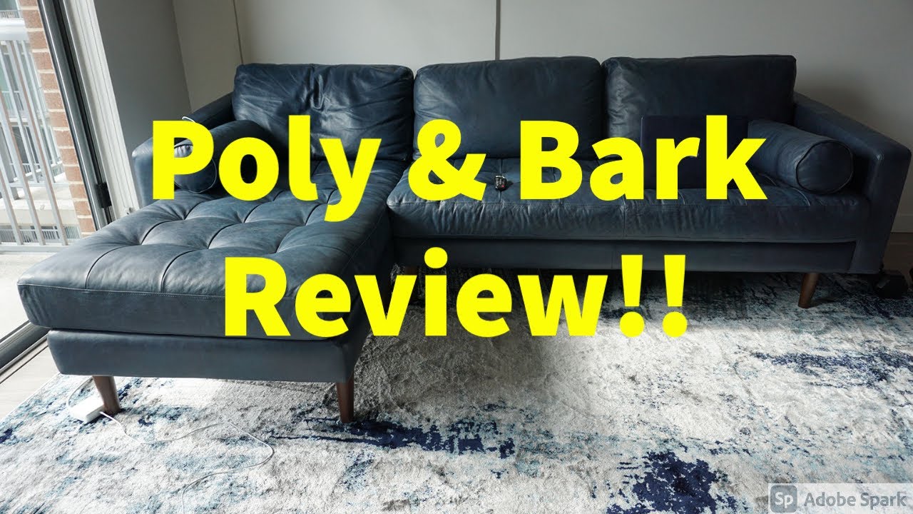 Poly & Bark Midnight Blue Napa Sectional Couch Review!