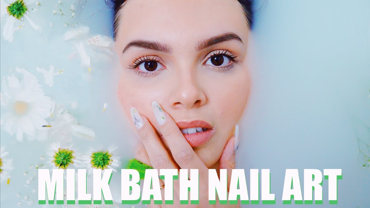 HOW TO MAKE MILK BATH NAILS!