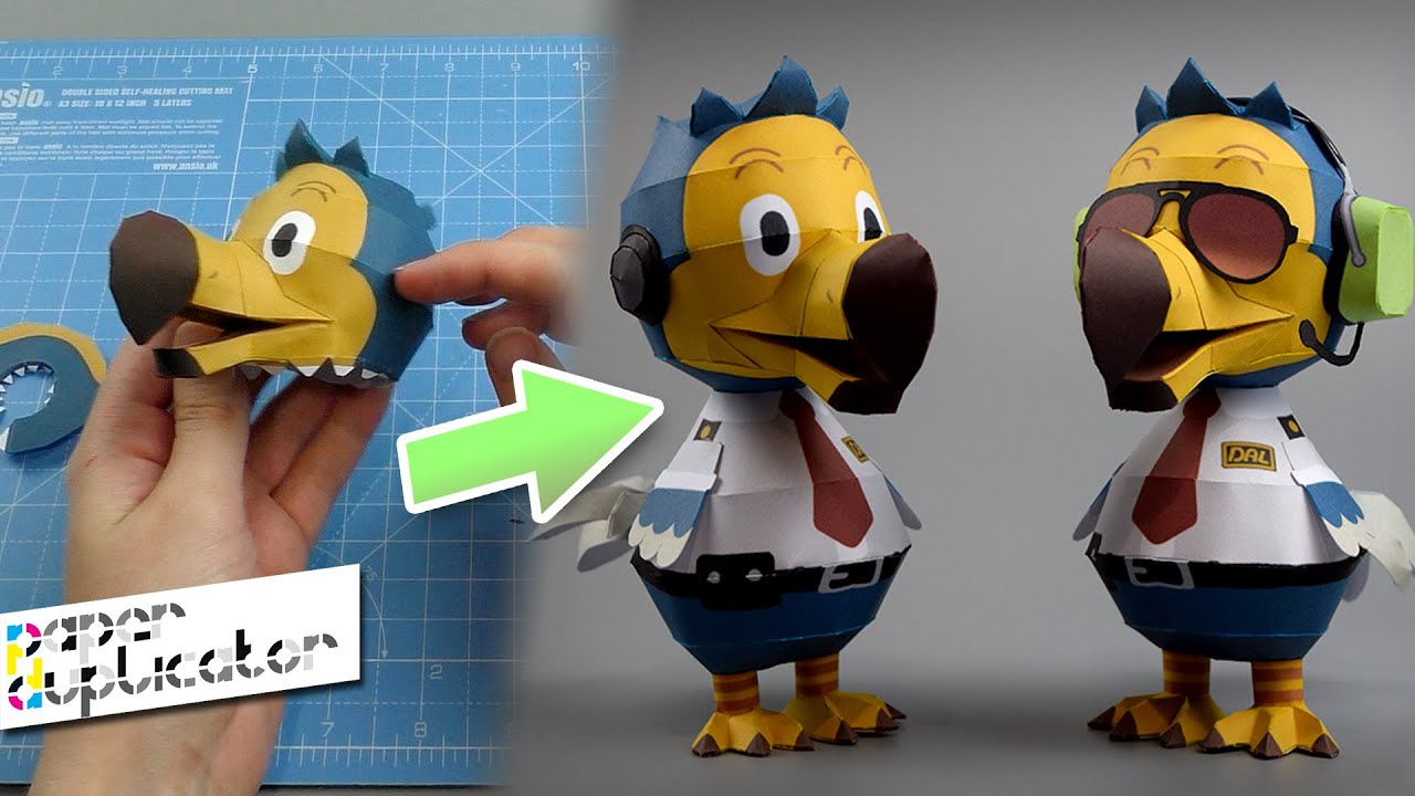How to Build Your Own Wilbur & Orville Papercraft DIY Video Guide | Paper Duplicator