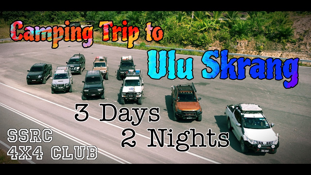 Camping trip with friends at Ulu Skrang, Sri Aman, Sarawak. #camping #4x4