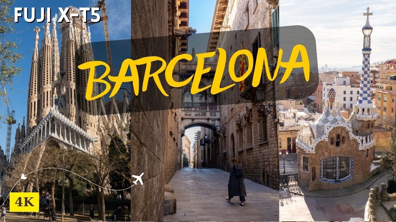 BARCELONA | Spain | Cinematic Travel Video l Fuji X-T5