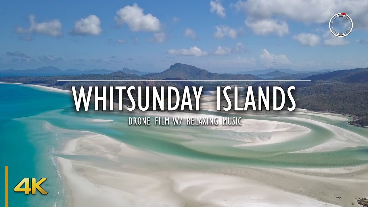 Whitsunday Islands from Above | 1 Hour Drone Film | Aerial 4K Video w/ Relaxing Music | OmniHour