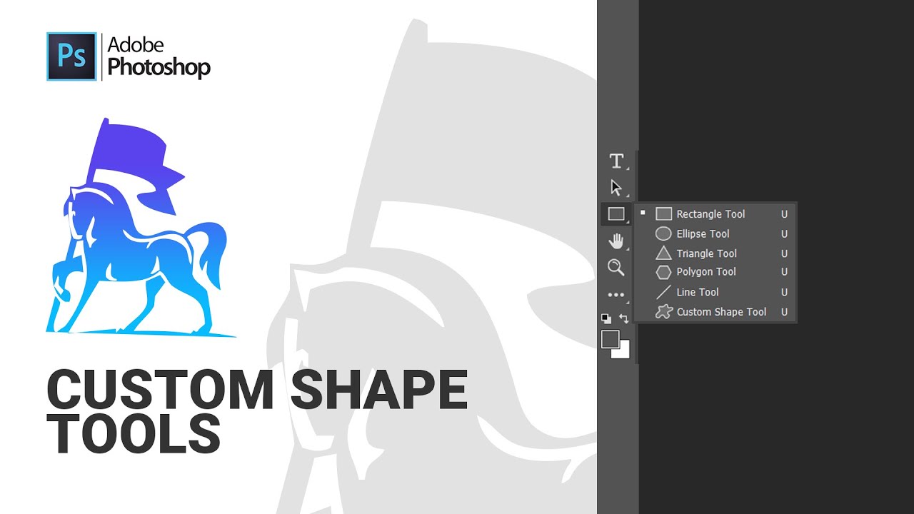 Photoshop 2020 Tutorial Part 15 - What is Shape tool and How to use Shape tool in Photoshop, Marathi