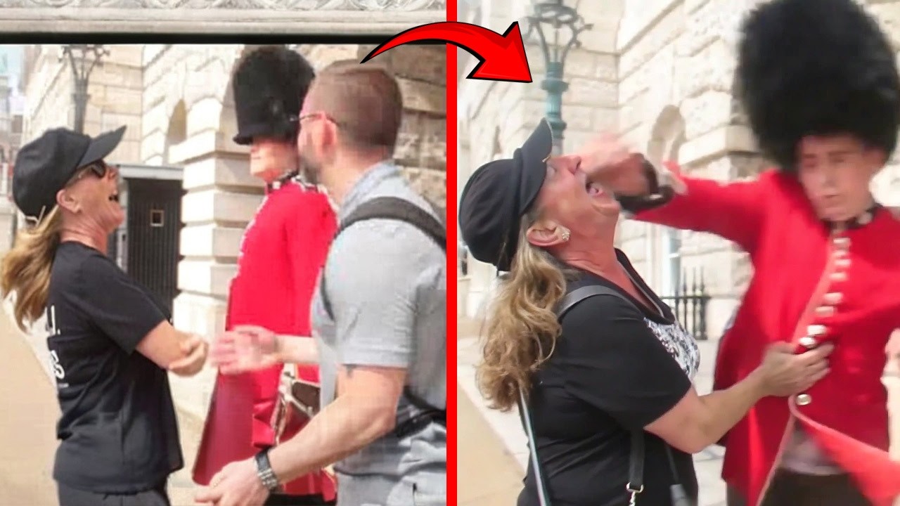 Karen Tries To Mess With A Royal Guard..