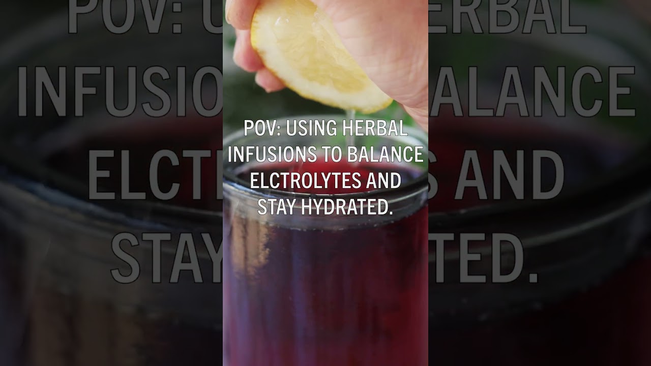Electrolyte Drink Recipes With Herbs