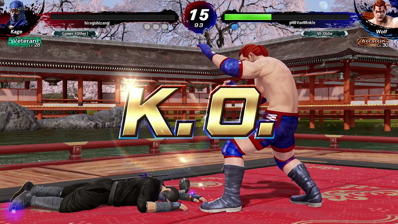 Virtua Fighter 5 Ultimate Showdown 135   Kage Vs Wolf