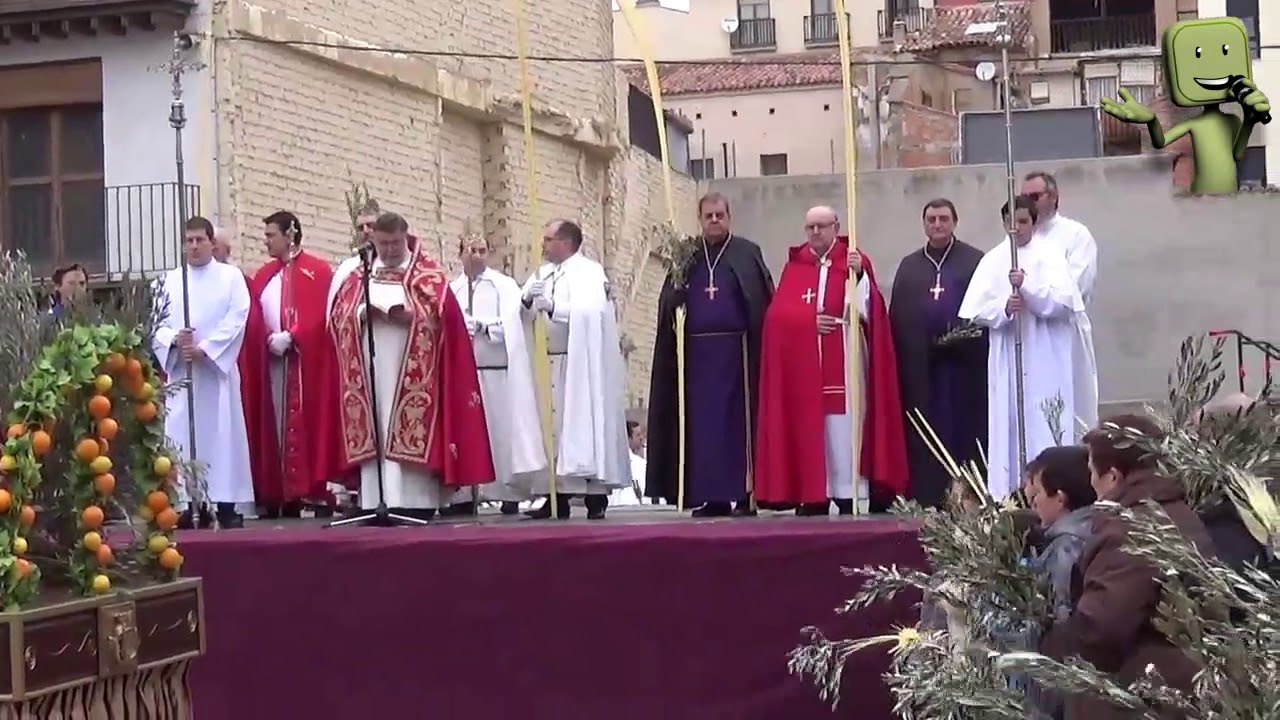 PROCESION DE LA BENDICION DE PALMAS Y RAMOS - CALATAYUD 2018