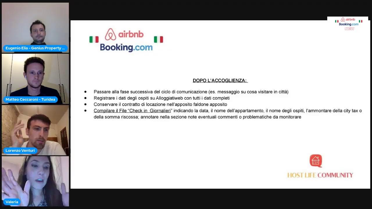 Le procedure per un perfetto Check in
