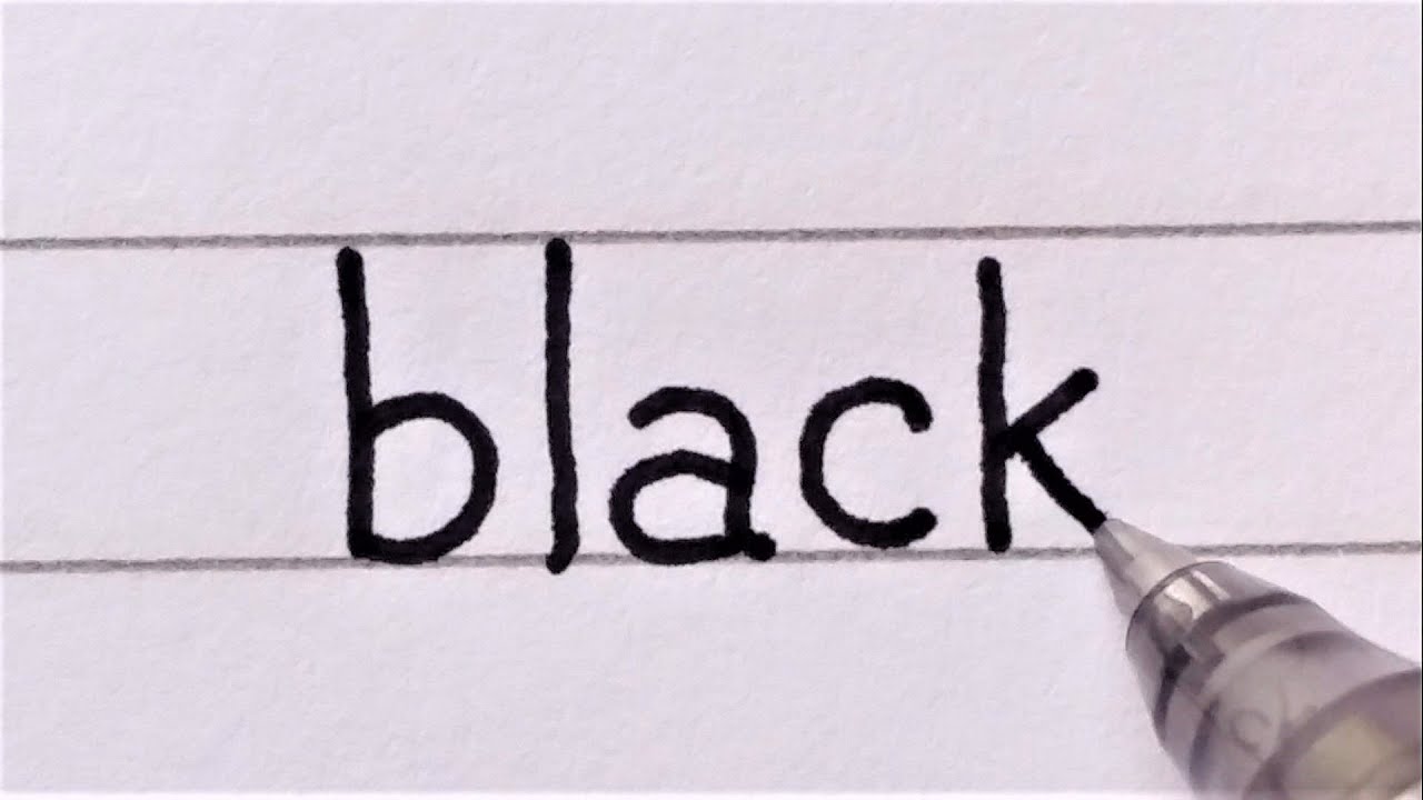 How to write BLACK & WHITE in 15 languages