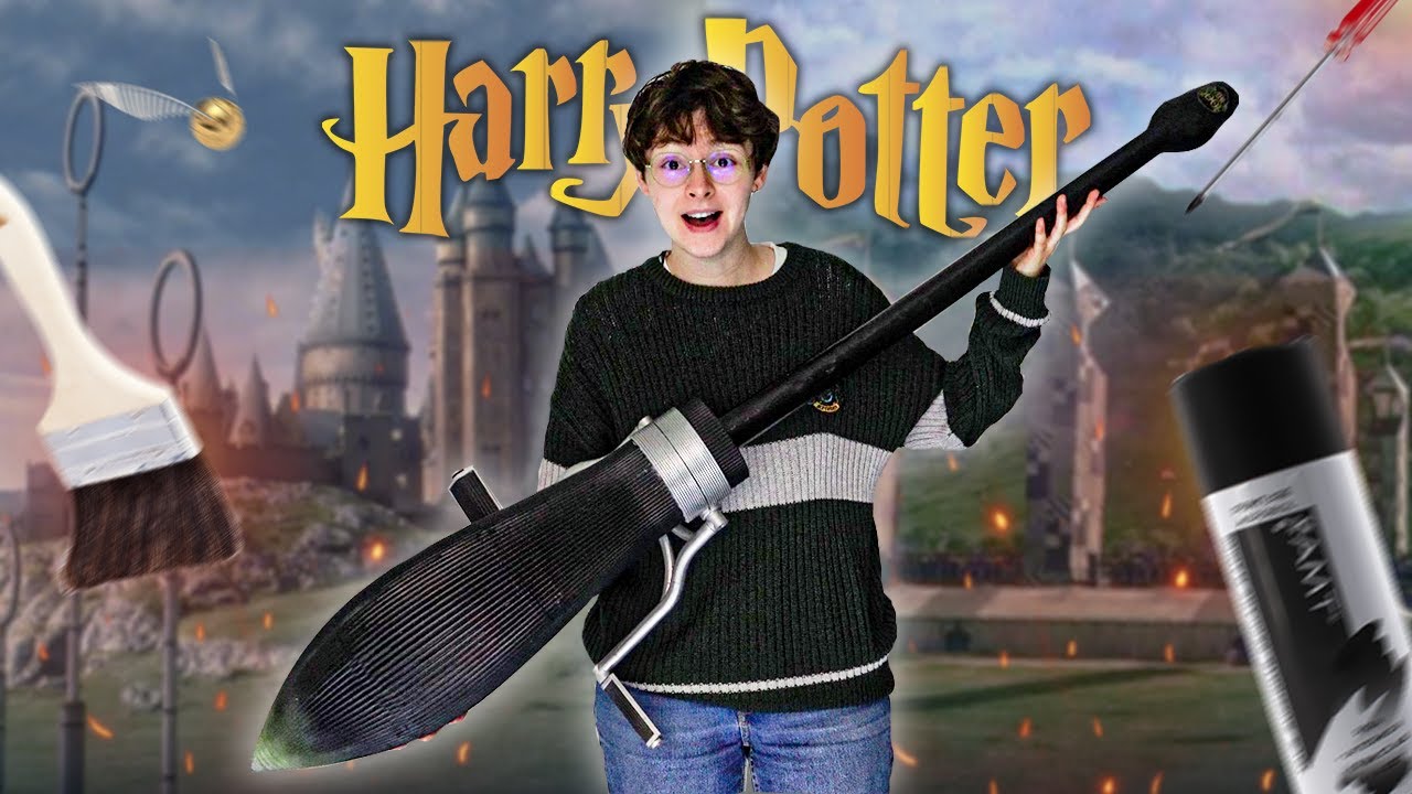 J'ai fabriqué le Nimbus 2001 de Harry Potter ! ( c'était la galère )