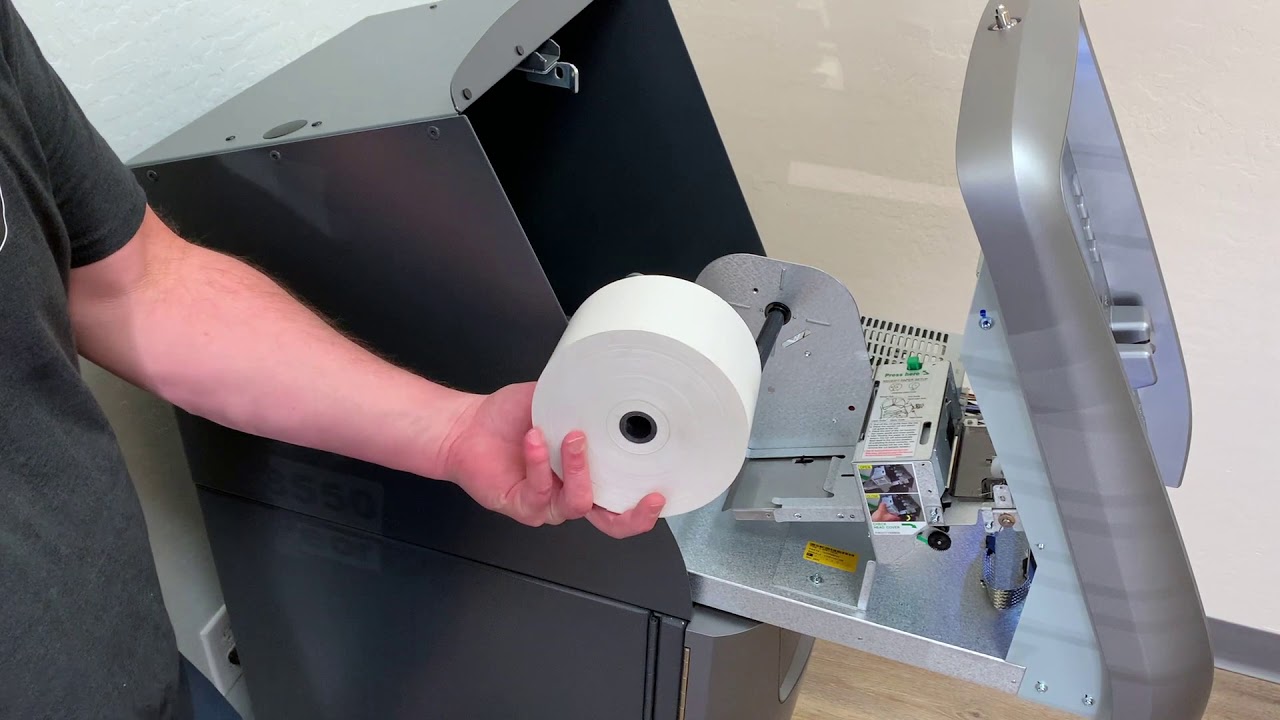 Replacing Receipt Paper on Hyosung Halo-II