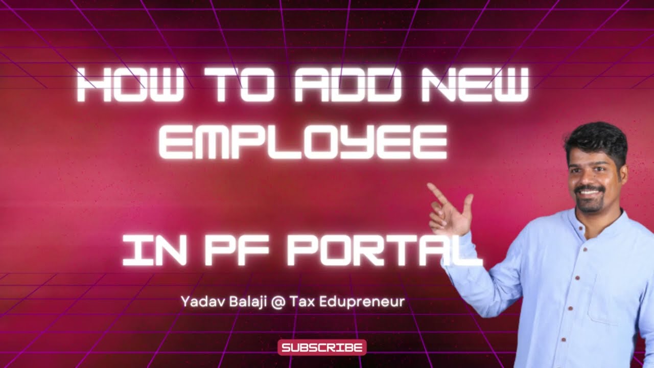 How to generate UAN in PF portal| Add new employee| PF number in Tamil #PFportal